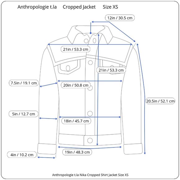 Anthropologie t.la Nika Cropped Shirt Jacket - Picture 8 of 9